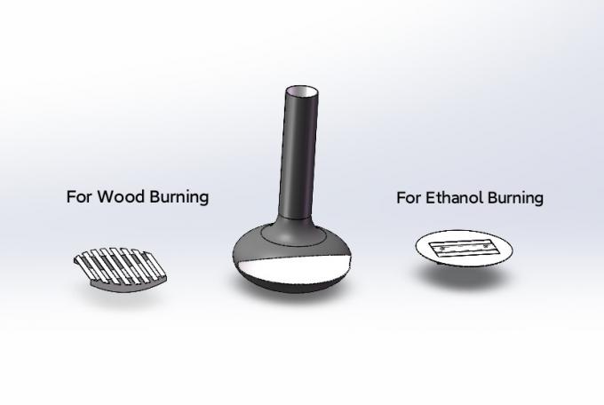 스타일 탄소 강철 테이블 원격 제어 유리 예술 벽난로 독립적인 독점적인 유럽 프리미엄 검은 현대 2