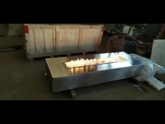 뒤뜰을 위한 야외 직사각형 304개 스테인레스 강 방화정 표를 다기능하세요