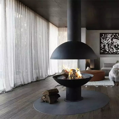 Outdoor Decorative Wall Mounted Indoor Suspended Modern Stove Fireplaces