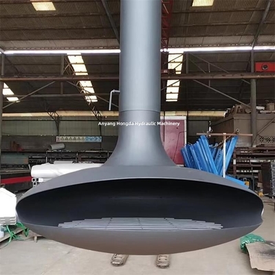 Hanging Indoor Heaters Suspended Rotating Wood Burning Fireplace