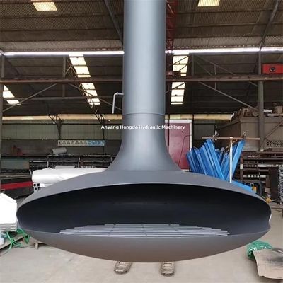 Indoor Heaters Suspended Rotating Wood Burning Fireplace