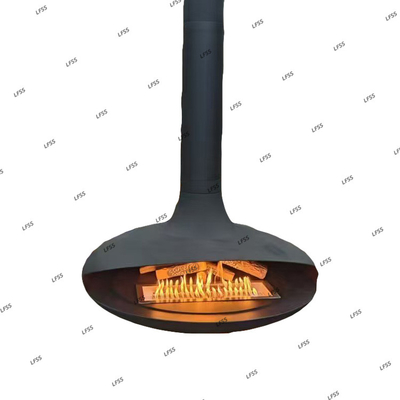 indoor  stove for hotels hanging indoor Burning Stove Suspended decorative wood fireplaces